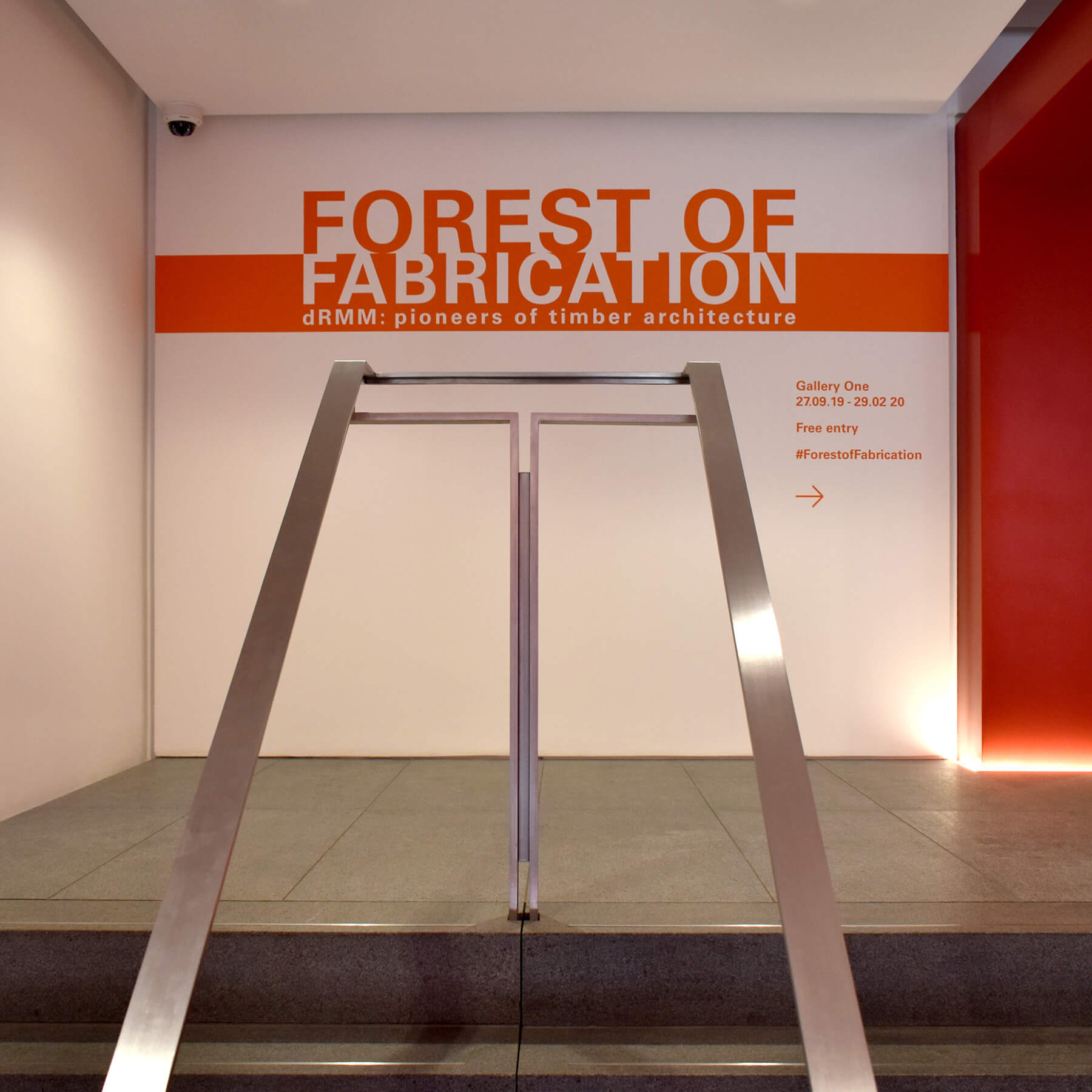 Forest of Fabrication RIBA North Signage